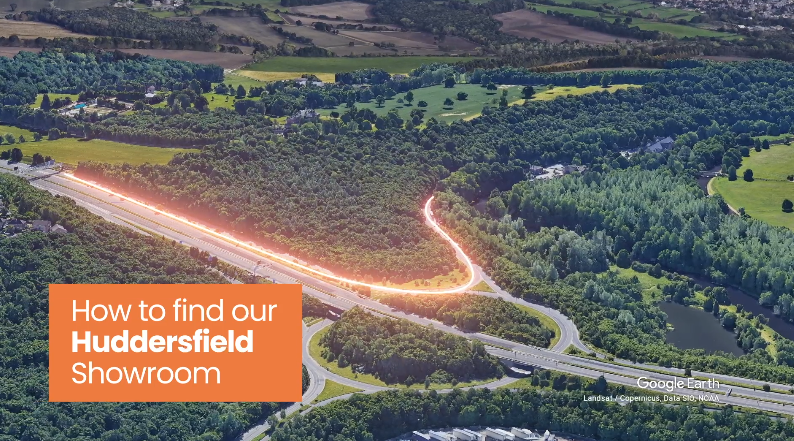 How to find our Huddersfield Showroom