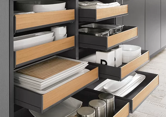 Base Units With Tablar Pull-Outs